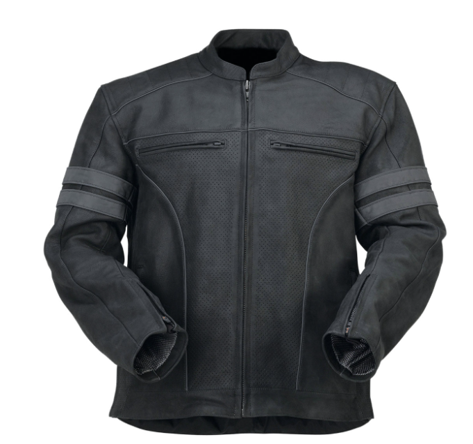 Chamarra Z1R Remedy Leather - Black
