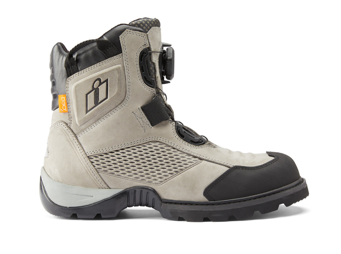 Botas ICON Stormhawk a prueba de Agua color Gris