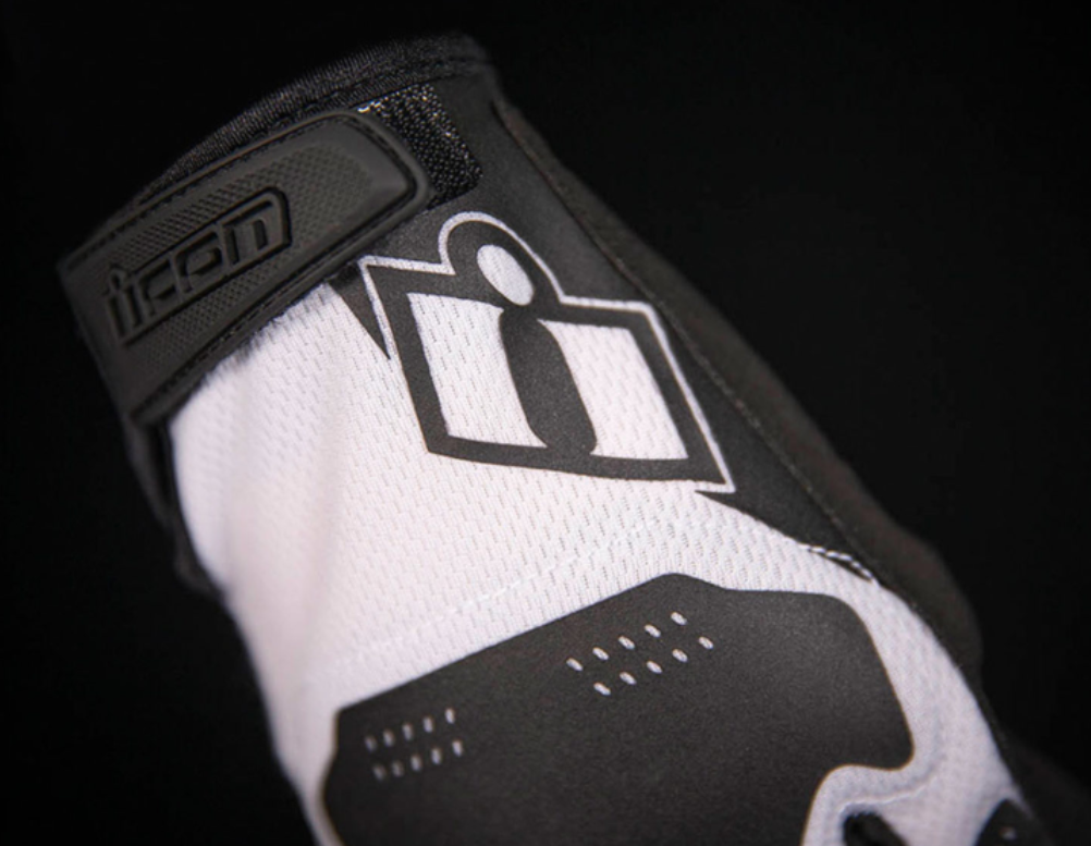 Guantes ICON HOOLIGAN - Blanco