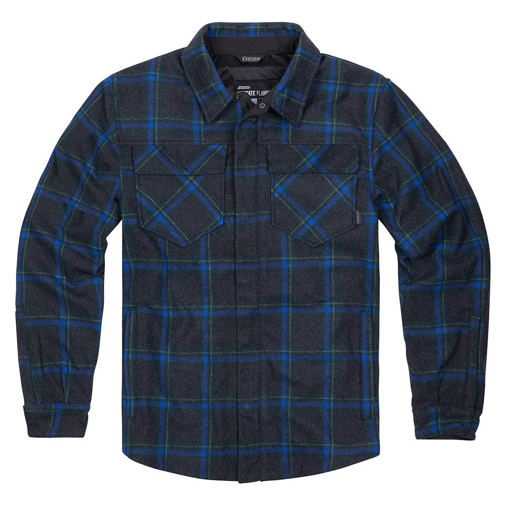 Camisa Icon Upstate Riding Flannel Azul