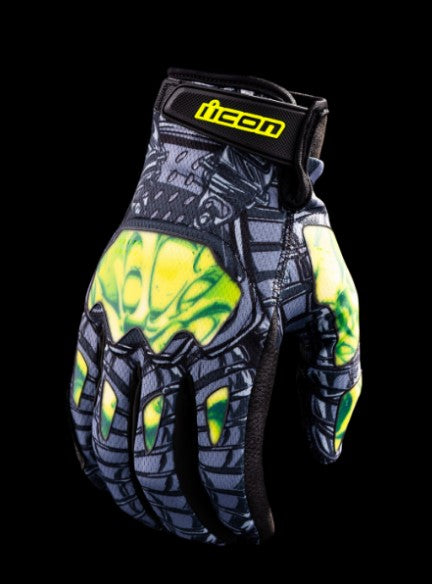 Guantes ICON Hooligan Outbreak - Verde