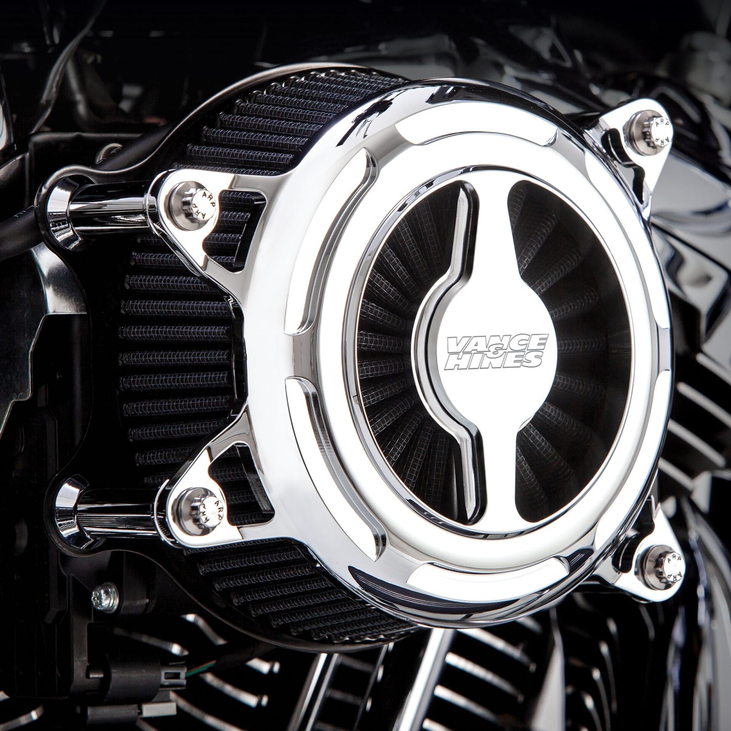 Filtro de aire Vance & Hines VO2 Blade cromo H-D BT 2008 a 2017
