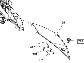 COVER LATCH para Spyder F3 2015