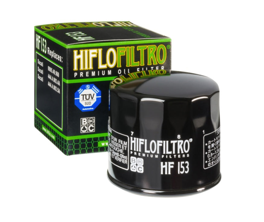 Filtro de aceite premium HF153 Cagiva/Ducati 1979 a 2016