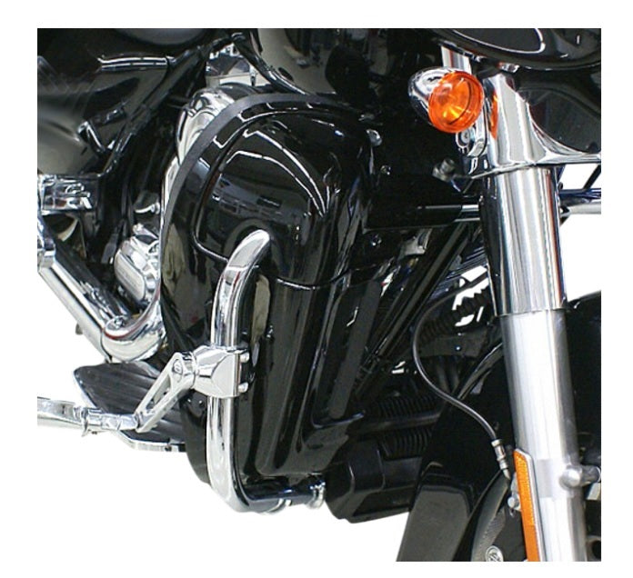 Juego de carenado inferior completo negro H-D Touring 1984 a 2013