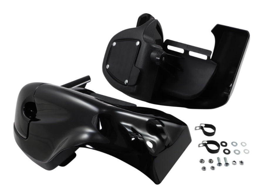 Juego de carenado inferior completo negro H-D Touring 1984 a 2013