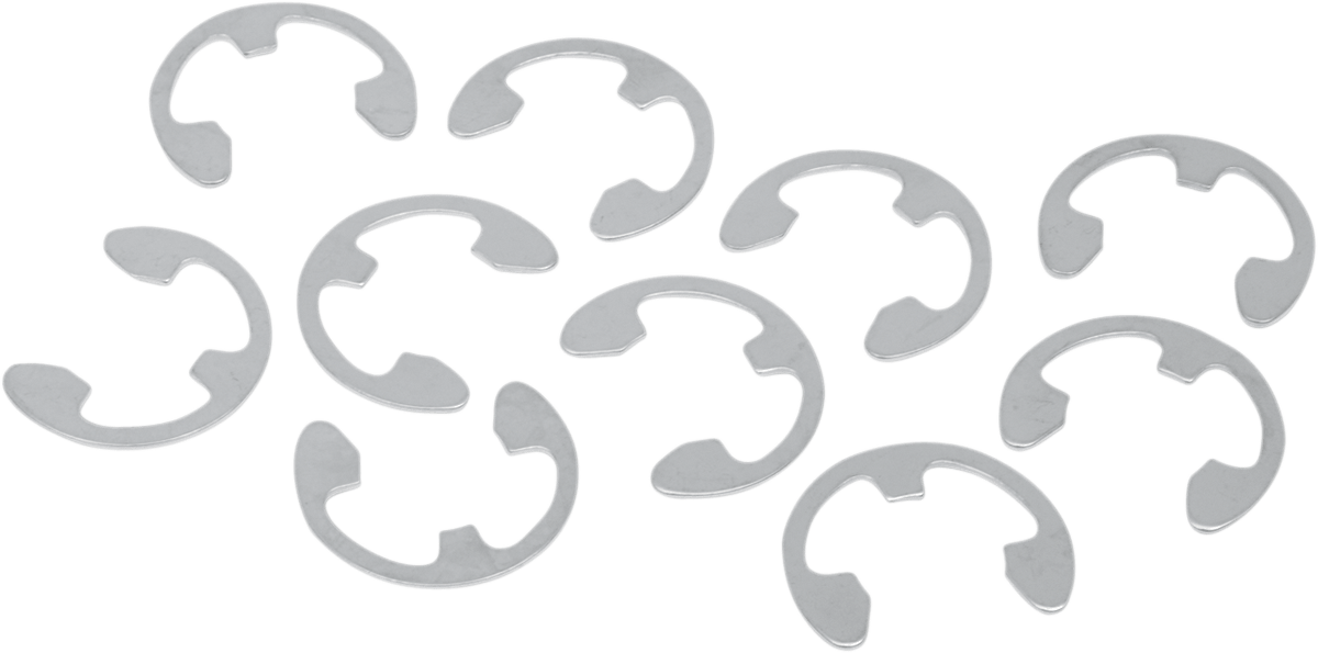 Clip de eje Cromo Trasero -10 pack