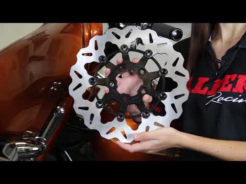 Disco rotor de freno trasero Galfer Black Carrier