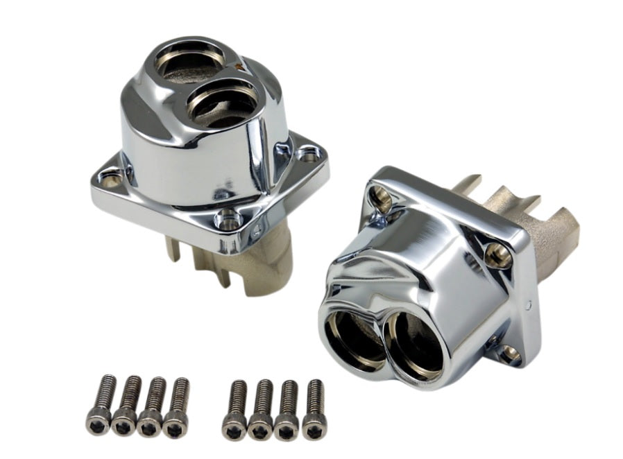 Bloques de buzos elevadores cromo