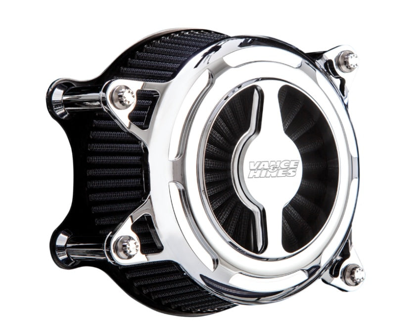 Filtro de aire Vance & Hines VO2 Blade cromo H-D M8 2017 a 2022