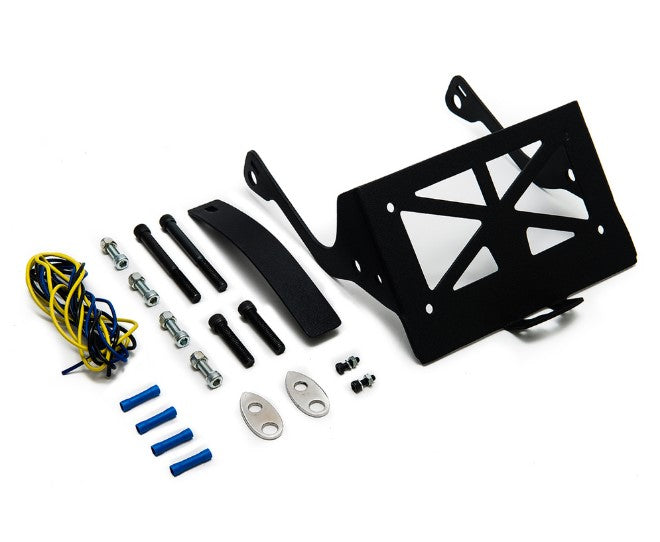 Recolocacion de direccionales y matrícula Viking Bags