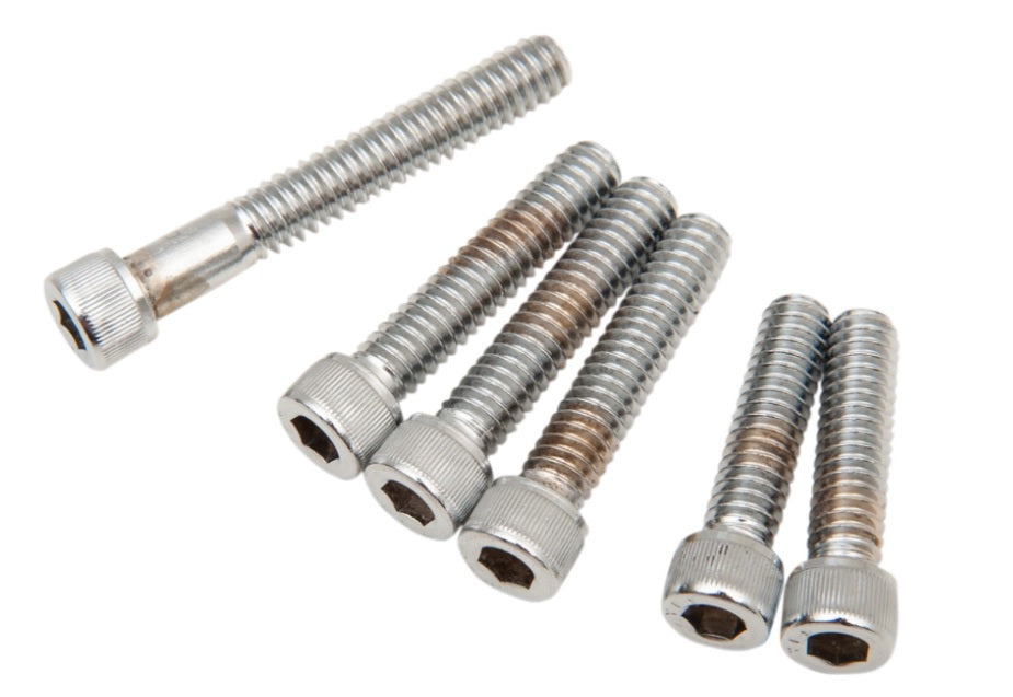 Tornillos de la cubierta de levas allen estriado cromo