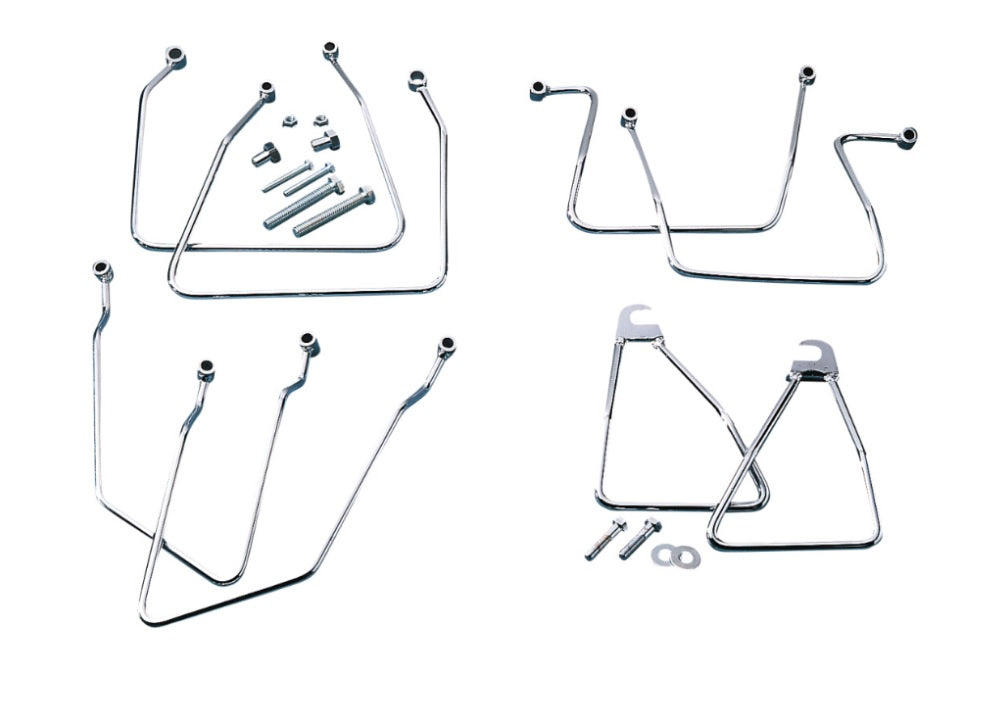Soportes para alforjas cromo