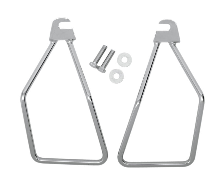 Soportes rigidos universales para alforjas cromo