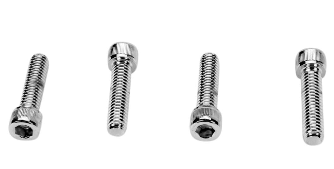 Tornillos allen estriado de manillar cromo