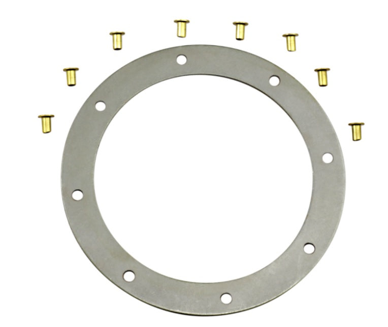 Revestimiento de la maza de clutch con remaches