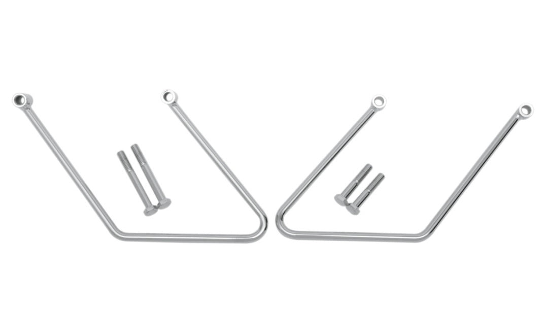 Soportes para alforjas cromo