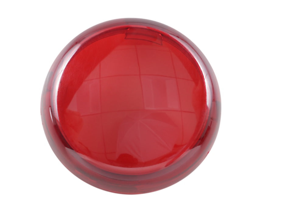 Lente de direccional estilo bala - rojo