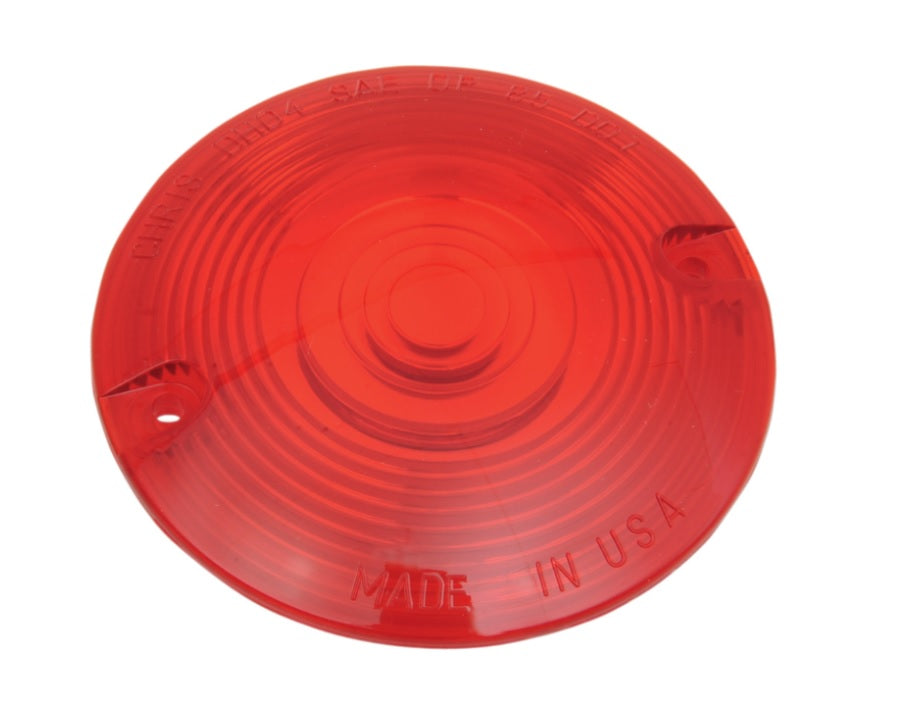 Lente rojo para direccional plana