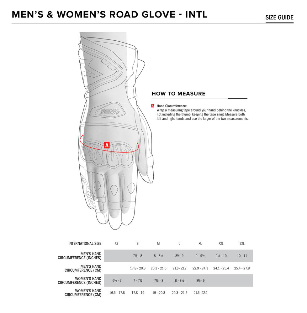 SPX AC V2 Gloves - Black/White/Red - Small