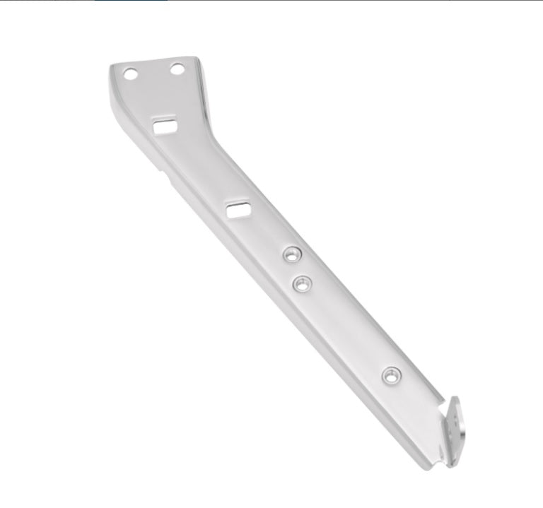 Bracket izquierdo cromo soporte de riel de salpicadera trasera