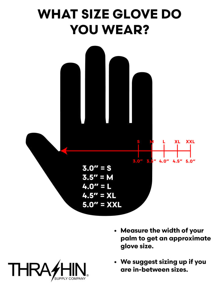 Siege Leather Gloves - Black - Small