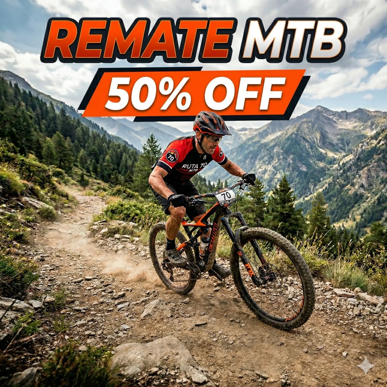 50% OFF Bicicleta