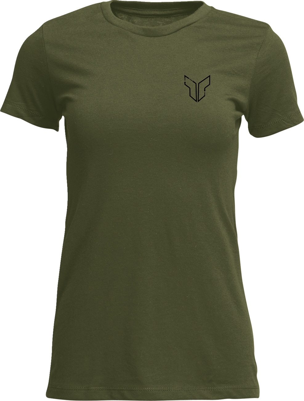 Camiseta remendada para mujer
