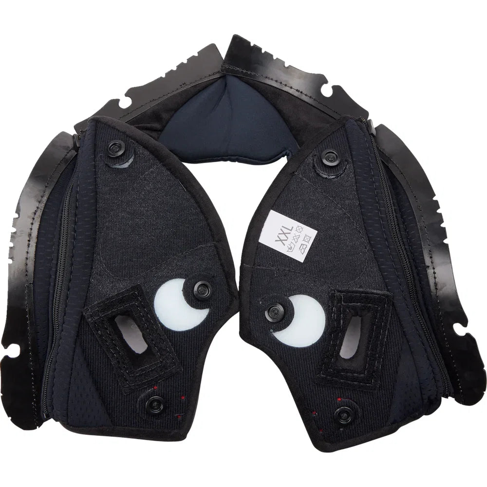 Almohadillas para las mejillas del casco pista gp rr