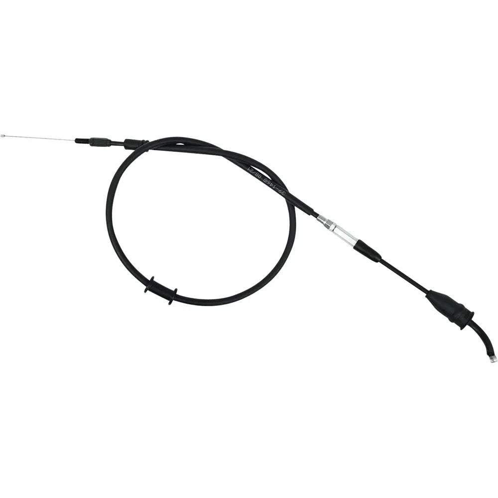 Cable del acelerador de vinilo negro.