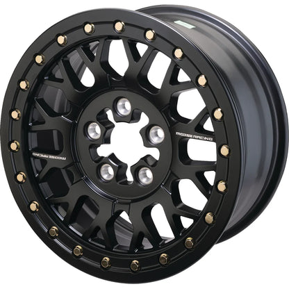 Rueda Moose Offroad 346X Beadlock 346X Beadlock/6 Lug Front/Rear Machined Black 15x7 6/5.5 5+2