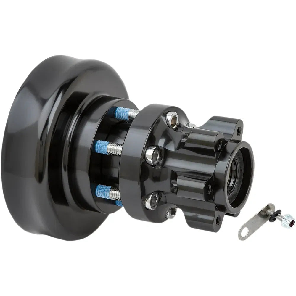 Hub - With TPMS - Rear - Black