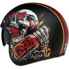 Casco Z1R Saturn - Devil Made Me - Negro / Rojo