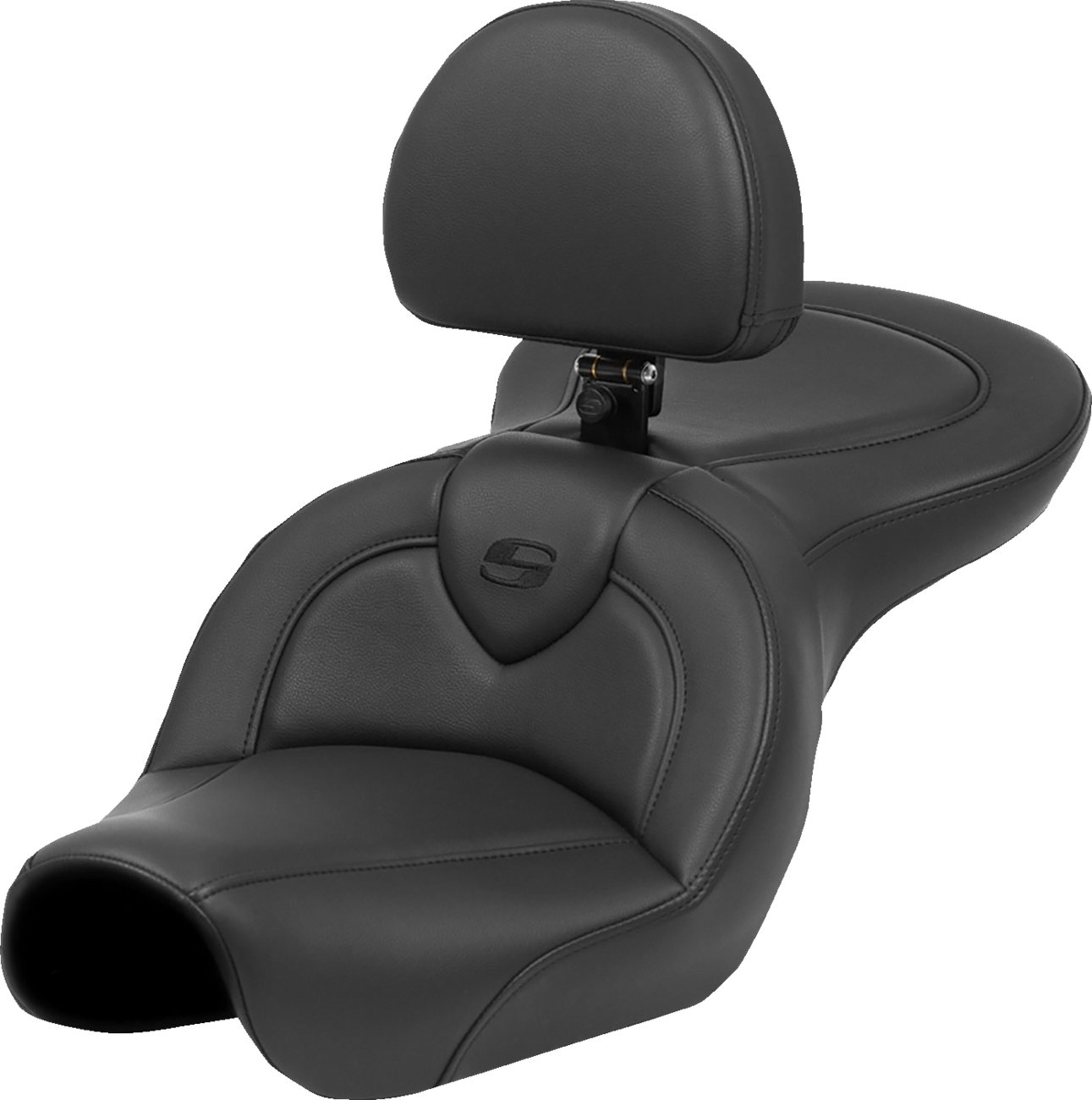 Asiento Roadsofa™ de alcance estándar - Asiento Roadsofa™ - Costura negra - con respaldo - FXD '04-'05