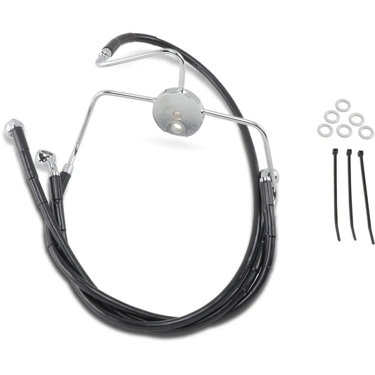 Brake Line - Front - Black - +2"