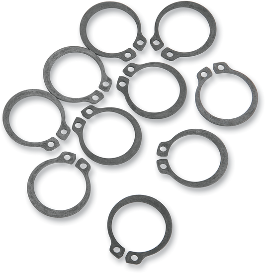 Kit de arandela/anillo elástico del contraeje - Anillo elástico - Paquete de 10 - Kawasaki/Suzuki
