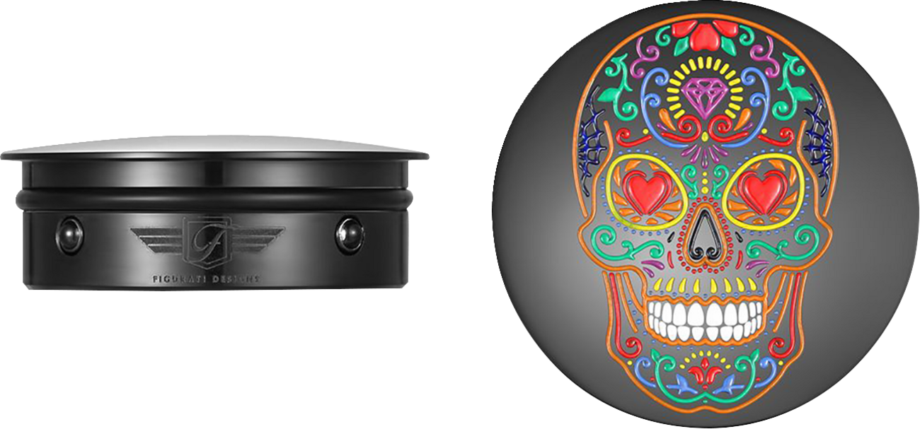 Cubiertas para brazos oscilantes - Cubiertas para brazos oscilantes - Sugar Skull - Negro