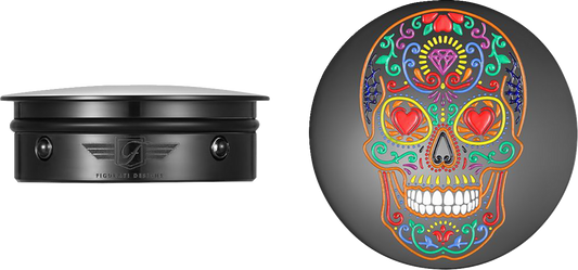 Cubiertas para brazos oscilantes - Cubiertas para brazos oscilantes - Sugar Skull - Negro