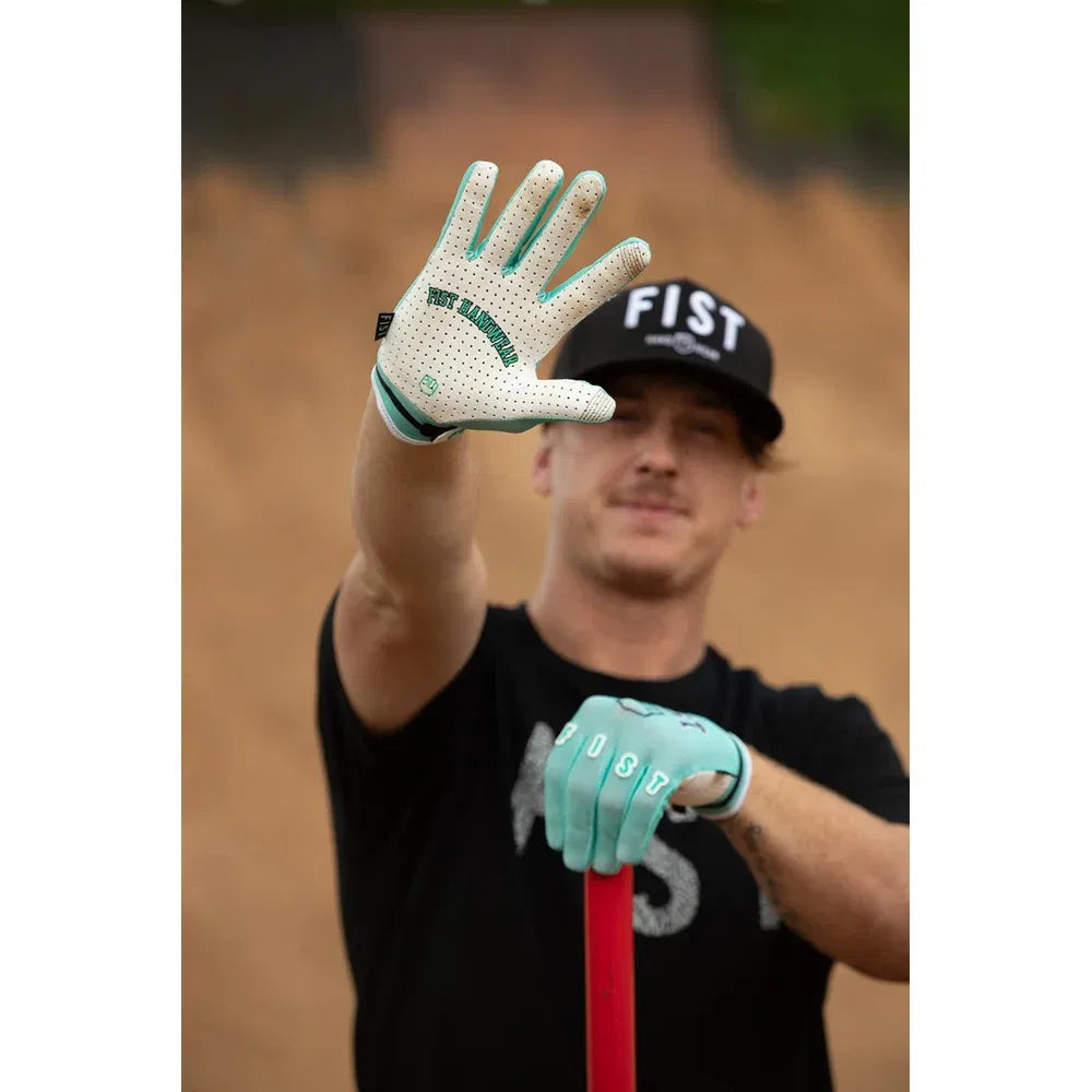 Breezer ruthless teal staple guantes para clima cálido