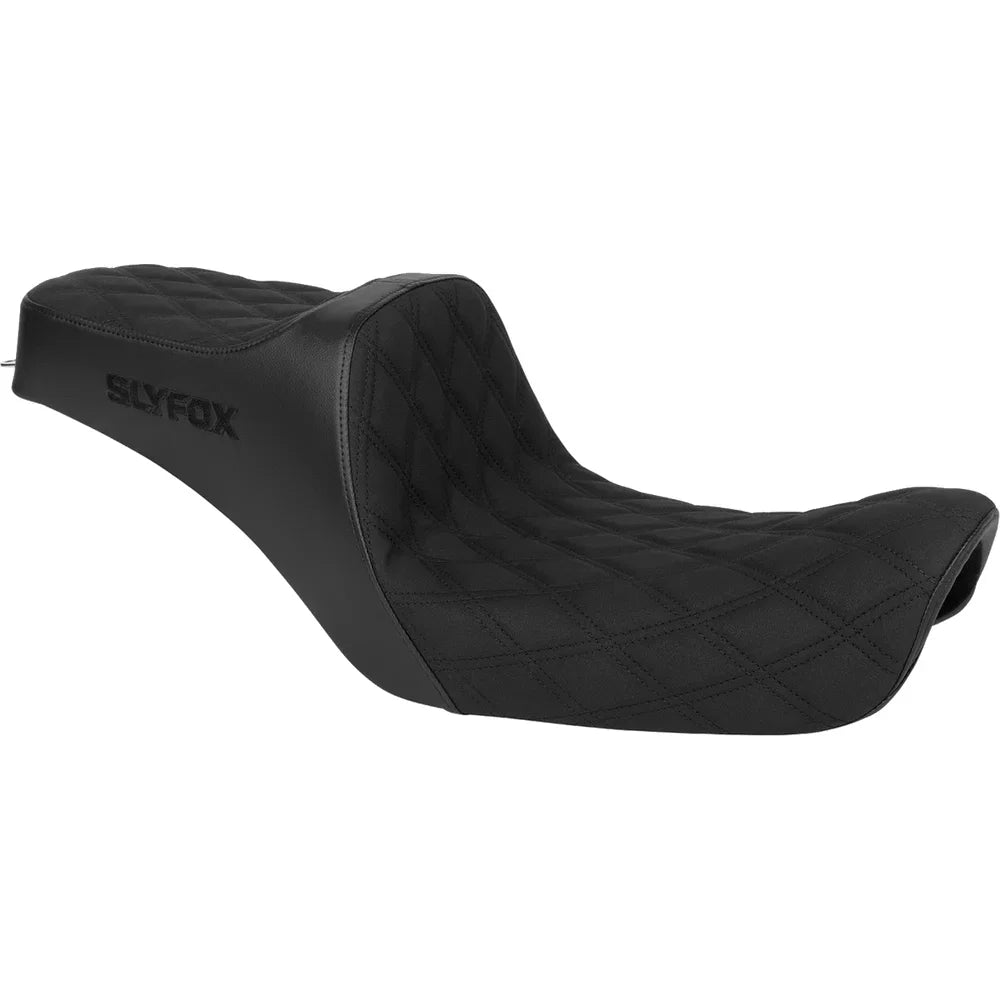 Asiento SLYFOX High Noon Double Diamond Black Logo Black Stitch FXD '96-'03
