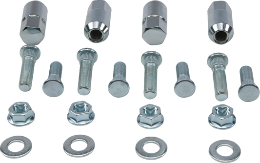 Kit de pernos/tuercas de rueda - Kit de pernos/tuercas de rueda - Delantero/Trasero - '08 Ranger 700/'05-'08 Sportsman 500/800