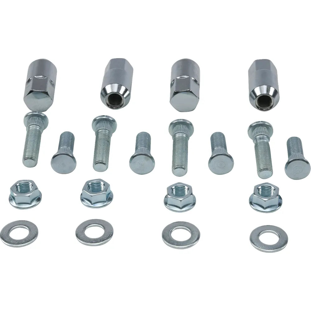 Kit de pernos/tuercas de rueda - Kit de pernos/tuercas de rueda - Delantero/Trasero - '08 Ranger 700/'05-'08 Sportsman 500/800
