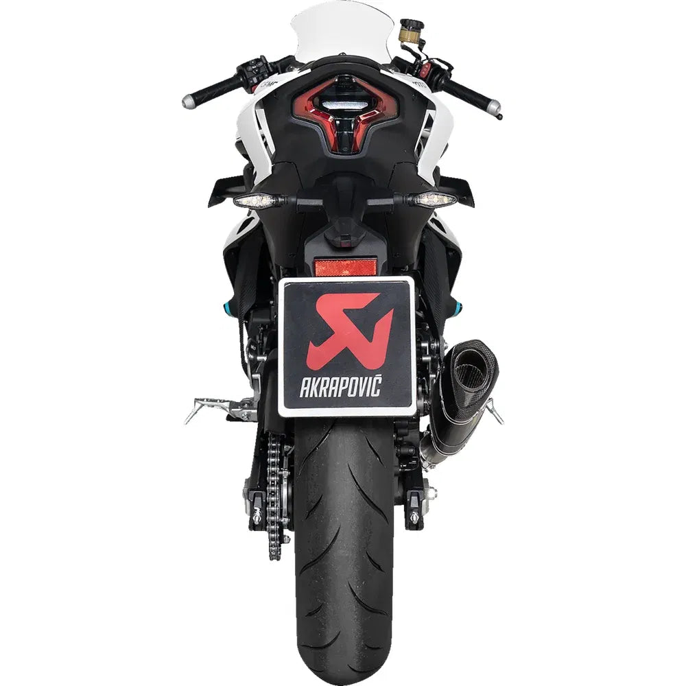 Silenciador slip-on line - fibra de carbono - cfmoto 450sr/nk