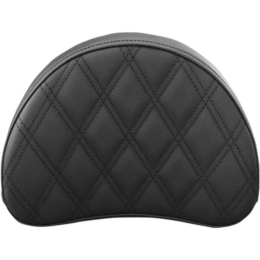 Lattice Stitched Sissy Bar Pad - Black