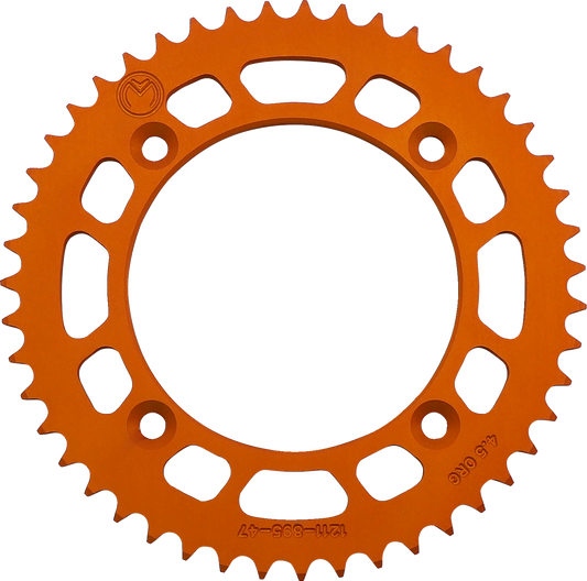 Corona Trasera Aluminio - Corona Trasera - Aluminio - 47 Dientes - Naranja - Husqvarna/KTM