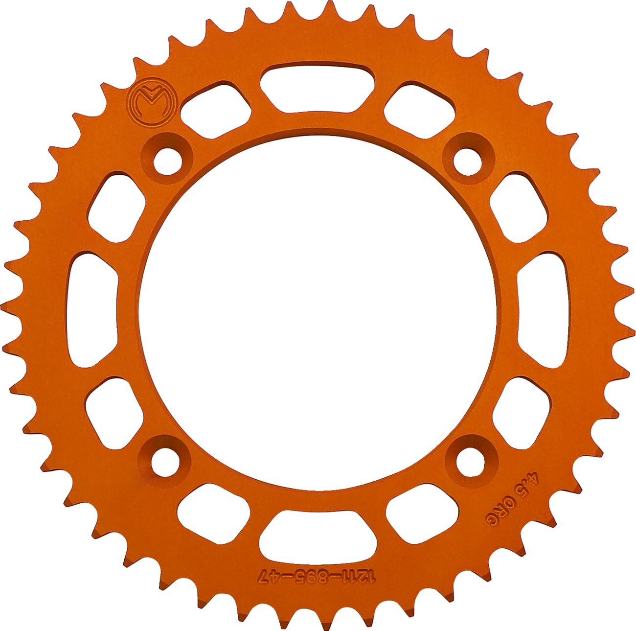 Corona Trasera Aluminio - Corona Trasera - Aluminio - 47 Dientes - Naranja - Husqvarna/KTM