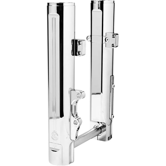 Lower Fork Leg - Chrome - Single Disc - 49 mm