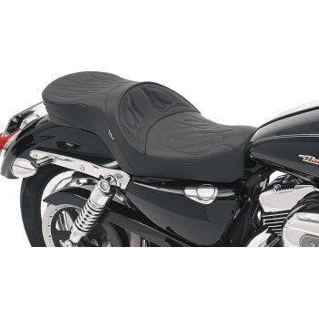 Asiento Drag Specialties turismo flamas