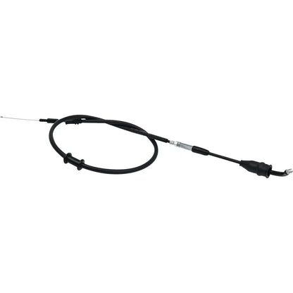 Cable del acelerador de vinilo negro.