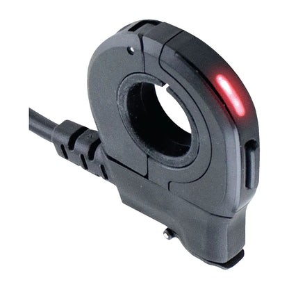 Interruptor de pulgar con agarre calefactable